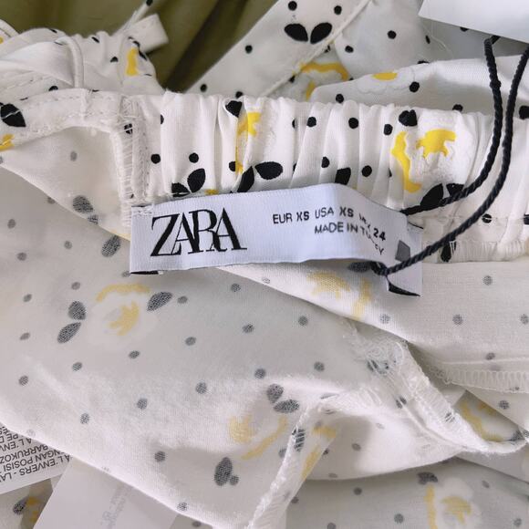 ZARA Floral Print Crop Top (XS) - Picture 6 of 6